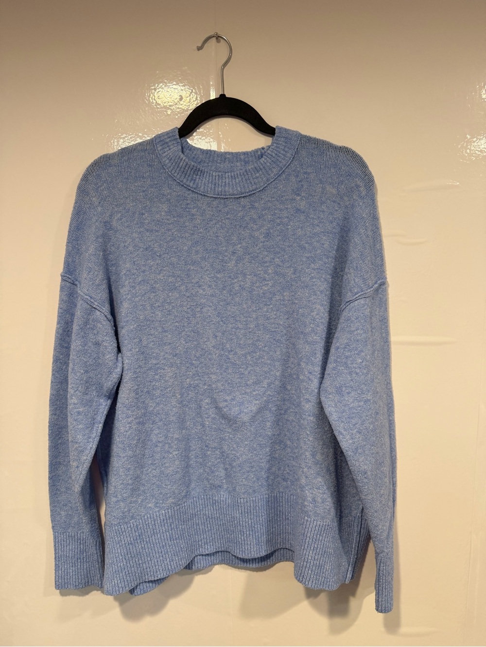 Light Blue Aerie Crewneck Sweater